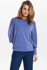Numph Nusofia Jersey Blouse - Marlin