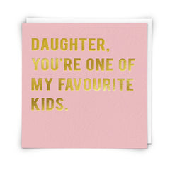 Redback Cards Daughter Favourite