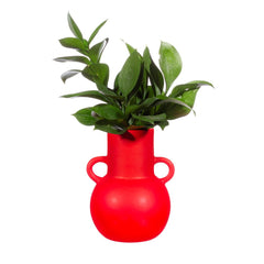 Sass & Belle Small Red Amphora Vase