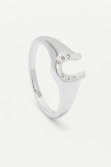 Estella Bartlett Horseshoe Silver Ring