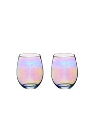 Barcraft Set of 2 Iridescent Tumblers