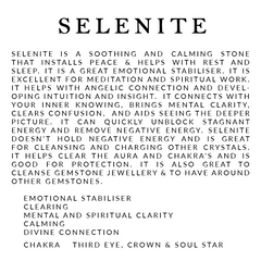 Lotus & Lapis Selenite Ruler