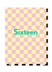 Paper Plane Designs - Checkerboard Sixteen Card