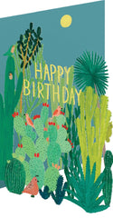 Roger La Borde Lasercut Cacti Card