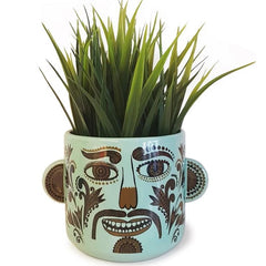Lush Designs - Clown Plant Pot Jade