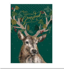 The Art File Merry Christmas Grandad Card