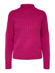 Selected Femme Nima High Neck - Raspberry Rose