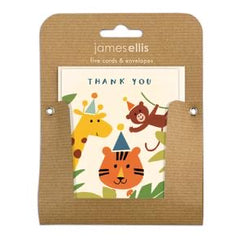 James Ellis Jungle Thank You Pack of 5