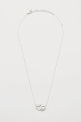 Estella Bartlett Linked Hearts - Silver Plated