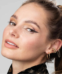 Scream Pretty - Silver Bezel Ear Cuff