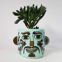 Lush Designs - Clown Plant Pot Jade