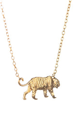 Amanda Coleman Gold Tiger Necklace
