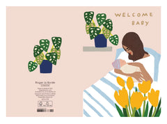 Roger La Borde Welcome Baby Card