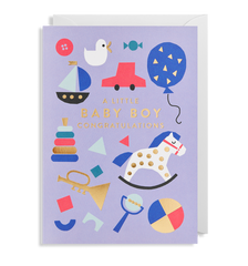 Lagom Design Baby Boy Card