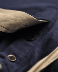 Portuguese Flannel Chemy Trousers - Navy