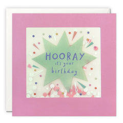 James Ellis Hooray Birthday Card
