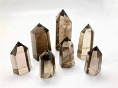 Lotus & Lapis Smokey Quartz Point