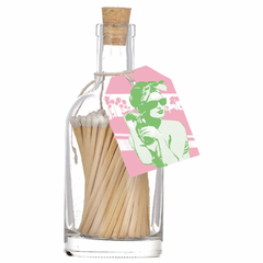 Archivist Luxury Glass Bottle Matches - Beach Girl