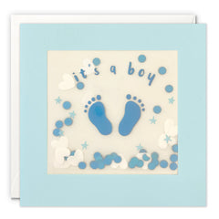 James Ellis It’s A Boy Shakie Card