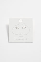 Estella Bartlett Star Climber Earrings Silver Plated