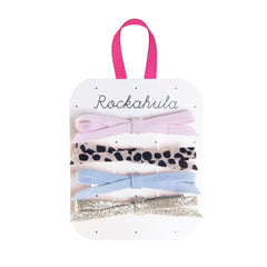 Rockahula Kids Luna Leopard Skinny Bow Clips
