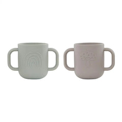 OYOY Mini Kappu Cup Clay / Pale Mint - Set of 2