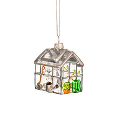 Sass and Belle Mini Green House Bauble