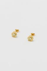 Estella Bartlett Cherry Blossom Stud Earrings Gold Plated