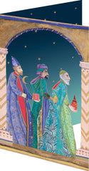 Roger la Borde Lasercut Christmas Card - Three Wise Men