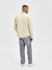 Selected Homme Loose Tony Overshirt - Oatmeal