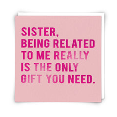 Redback Cards Sister Gift