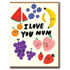 Fruit Family Mother's Day Card - 1973