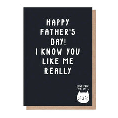 Paper Plane Designs - Father’s Day Card From The Cat