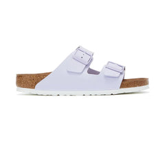 Birkenstock Arizona Vegan Double Strap Narrow Fit Lavender Fog Sandals