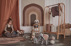 OYOY Follow The Rainbow Wall Rug - Choko