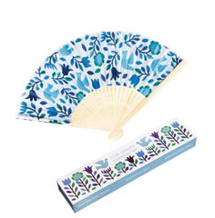 Rex London Folk Doves Bamboo Fan