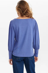 Numph Nusofia Jersey Blouse - Marlin
