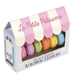 Rex London - Set Of 6 Scented Macaron Erasers