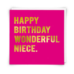 Redback Cards Wonderful Niece