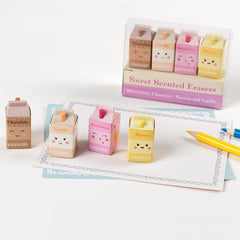 Rex London - Sweet Scented Erasers - Set Of 4
