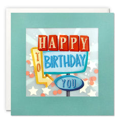 James Ellis Shakies - Bright Sign Birthday Card
