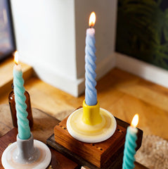 Sass & Belle Mojave Yellow Candle Holder