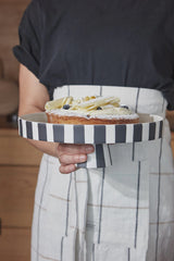 OYOY Living Gobi Chef Apron - Offwhite / Caramel