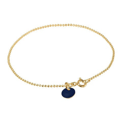 Enamel Copenhagen Bracelet Ball Chain - Midnight