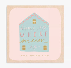 Art File Home Is Where Mum Is Mother’s Day Card