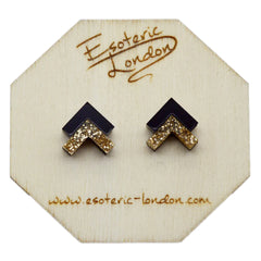 Esoteric London Geometric Stud Earrings