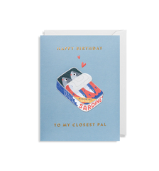 Lagom Design Happy Birthday Closest Pal Small Card