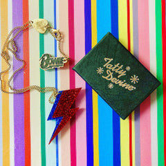 Tatty Devine - Aladdin Sane Bolt Necklace