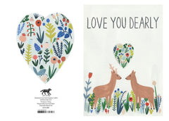 Roger La Borde Love You Dearly Card