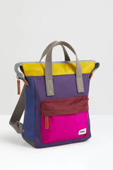 Roka Bantry B Small Sustainable Colour Blocking Backpack